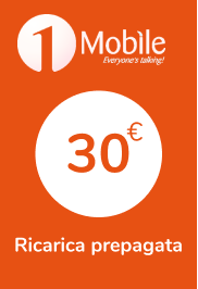Top up Uno Mobile Italy €30.00