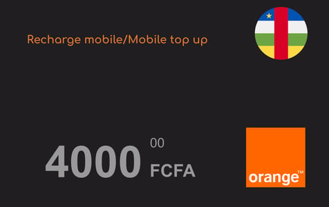 Ricarica  Orange Repubblica Centrafricana 4.000 FCFA