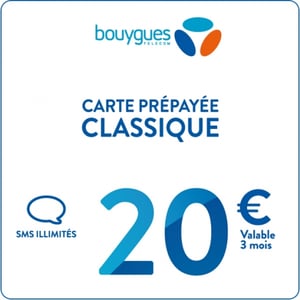 Carte Classique Bouygues 20€