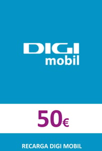 Top up DigiMobil Spain €50.00