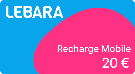 Recharge Lebara Mobile France 20,00 €