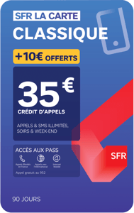 SFR La Carte - Recharge Classique 35€