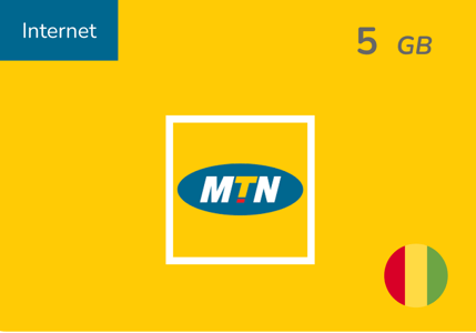 Top-up Internet MTN Guinea Conakry 5 GB