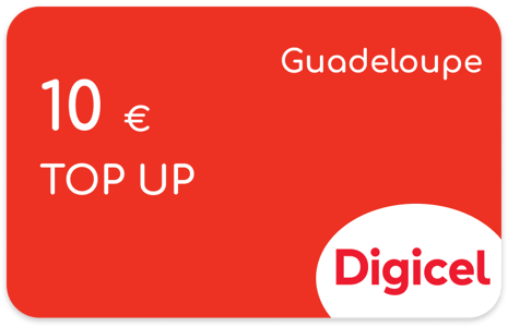 Ricarica  Digicel Guadalupa 11,30 €