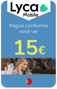 Top up Lycamobile Portugal 15€