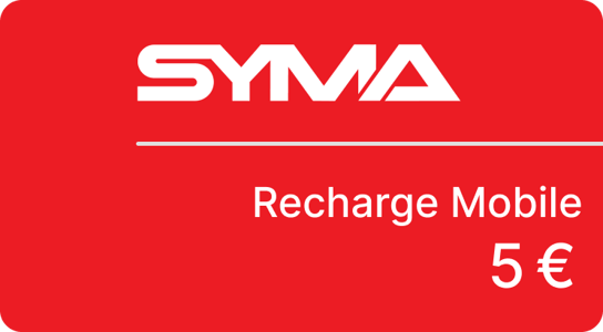 Recharge Forfait Syma Mobile France 5,00 €