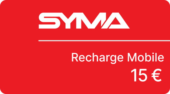 Recharge Forfait Syma Mobile France 15,00 €